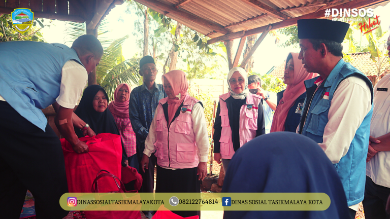 Dinas Sosial Berpartisipasi Pada Kegiatan Uluran Bantuan Sosial Pada Cluster Difabel serta Bayi Stunting di Wilayah Kecamatan Tawang.