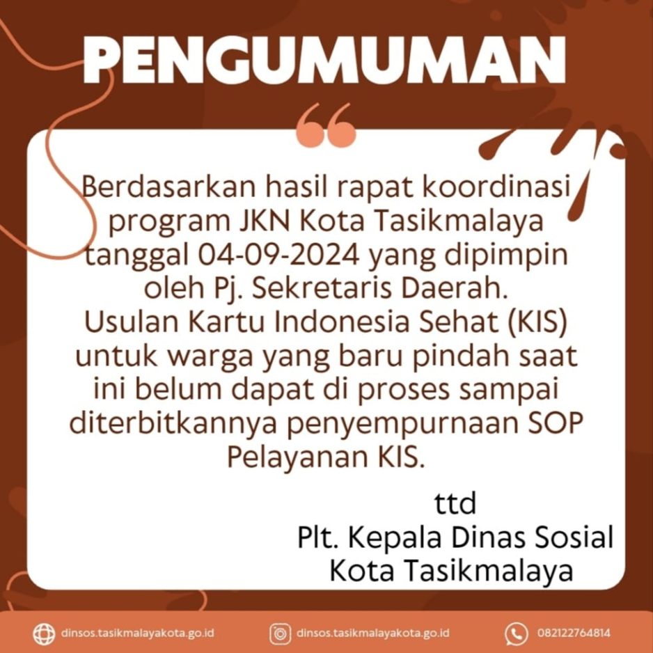 PENGUMUMAN